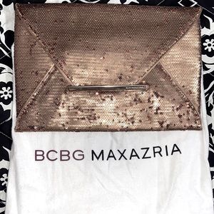 BCBG Max Azria Sequined Evening Envelope Clutch